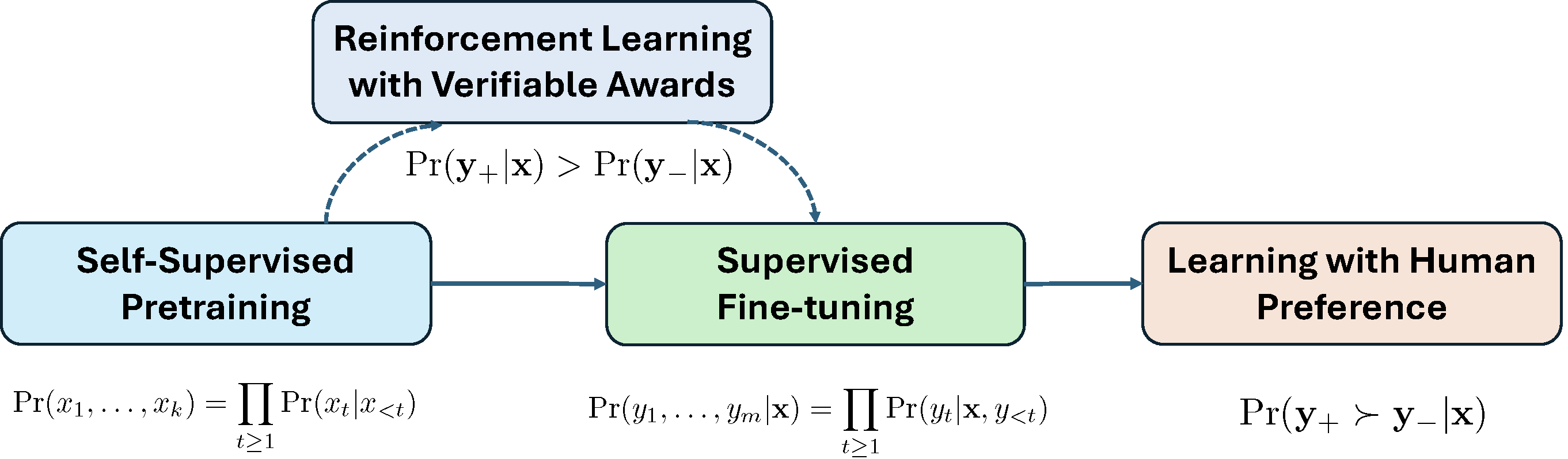 Different Phases of training LLMs